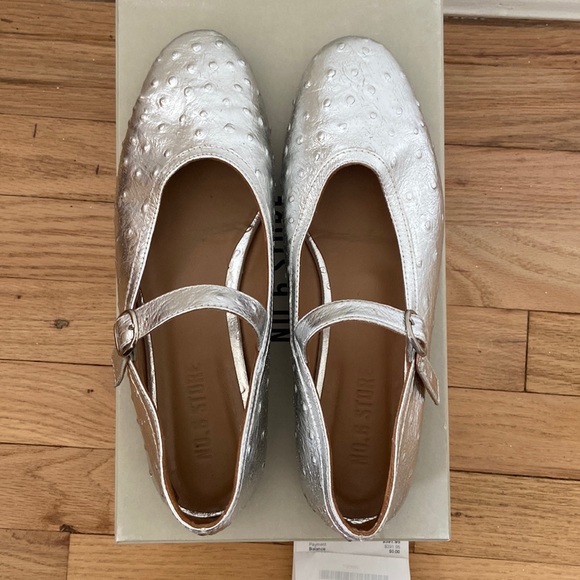No. 6 Shoes - No 6 Silver Beatrix Mary Jane 8